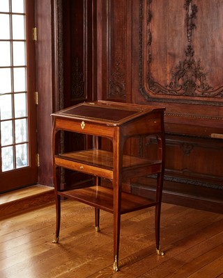 Lot 123 - Louis XV Tulipwood and Amaranth Secrétaire