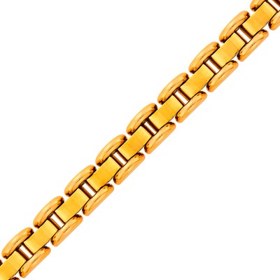 Lot 1161 - Gold Link Bracelet