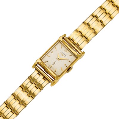 Lot 1273 - Longines Gold Wristwatch