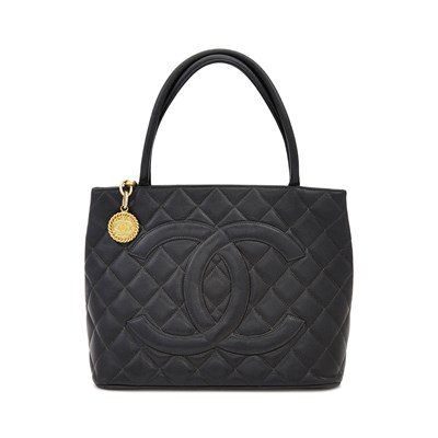 Lot 1228 - Chanel Reissue Black Caviar Leather Tote Bag