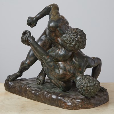 Lot 279 - Bronze Cast of "The Wrestlers", After the Antique