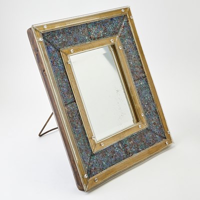 Lot 808 - Venini Murano Millefiori Glass Table Mirror