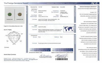 Lot 79 - White Gold, Alexandrite and Diamond Ring