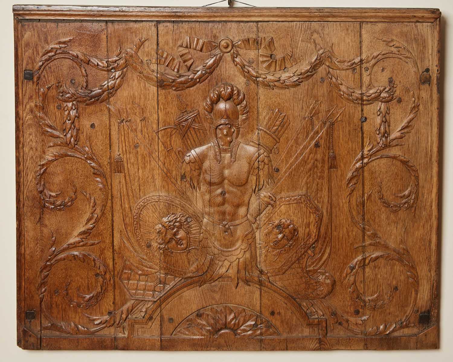 Lot 349 - Louis XVI Carved Oak Boiserie Panel