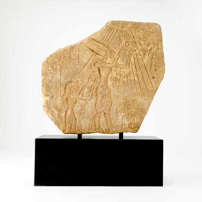 Lot 581 - Egyptian Sandstone Amarna Style Relief Of Pharaoh Akhenaten