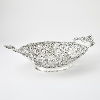 Lot 245 - Continental Silver Cake Basket