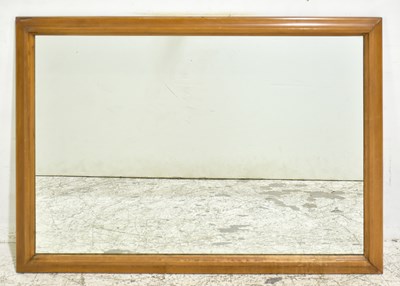 Lot 394 - Rectangular Wood Frame Mirror