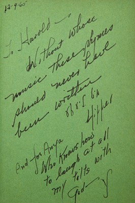 Lot 624 - A large group of signed books from Harold Arlen's library