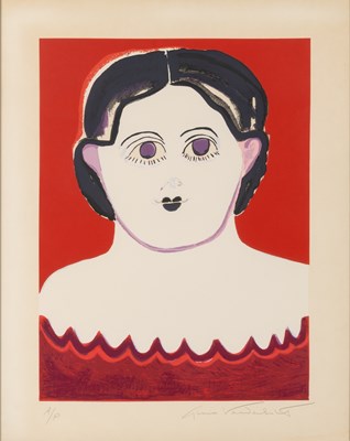 Lot 662 - A signed print, inscribed book, early photograph and artistic manifesto of Gloria Vanderbilt