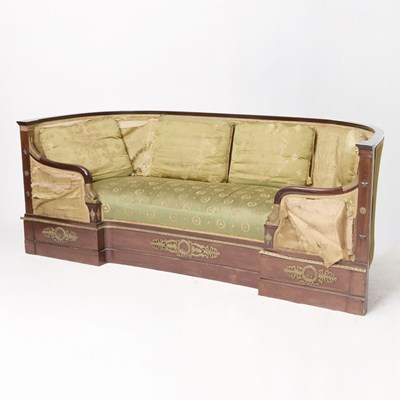 Lot 371 - Empire Gilt-Bronze Mounted Mahogany Sofa