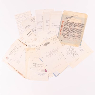 Lot 614 - An extensive correspondence from Sir Laurence Olivier