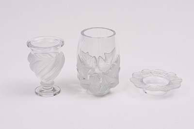Lot 1159 - Three Lalique Glass Table Articles