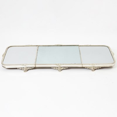 Lot 341 - Regency Style Silver Plated Mirror Plateau