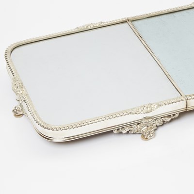 Lot 341 - Regency Style Silver Plated Mirror Plateau