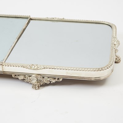 Lot 341 - Regency Style Silver Plated Mirror Plateau