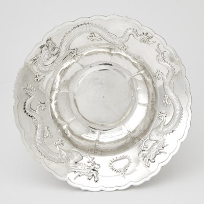 Lot 364 - Chinese Export Sterling Silver Centerpiece Bowl