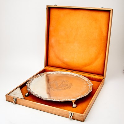 Lot 215 - George III Sterling Silver Salver