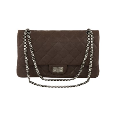 Lot 1203 - Chanel Chocolate Leather Reissue 2.55 Double Flap Bag