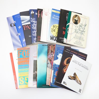 Lot 293 - Group of volumes relating to Sondheim musicals and related films