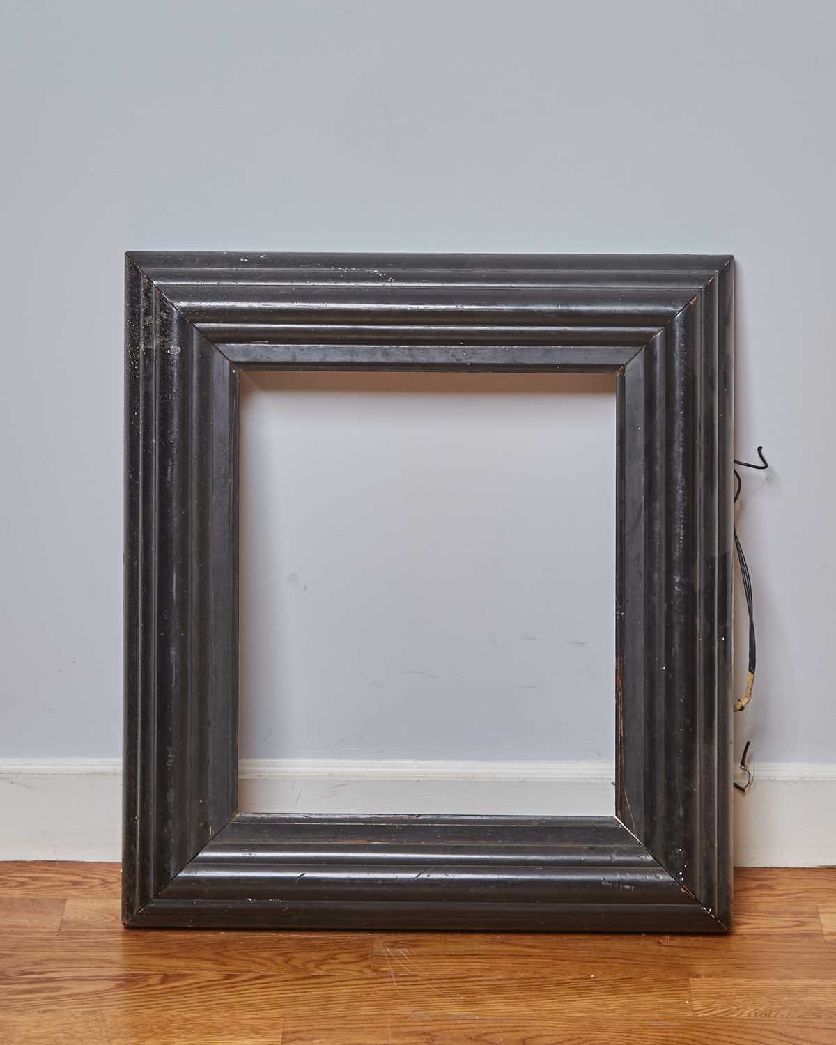 Lot 360 - Dutch Black Lacquer Rectangular Frame