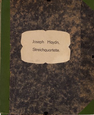 Lot 576 - The first edition of Haydn's Six Quartets, opera secunda, and others