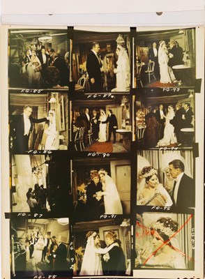 Lot 696 - Contact sheets of photographs depicting Barbra Streisand and others in Funny Girl