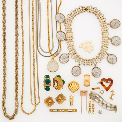 Lot 214 - Group of Costume Jewelry and Fragments