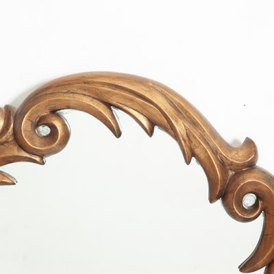 Lot 8 - Oval Gilt-Framed Mirror