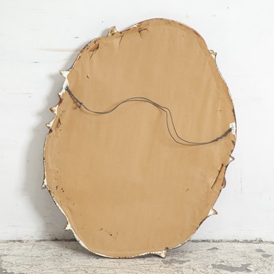 Lot 8 - Oval Gilt-Framed Mirror