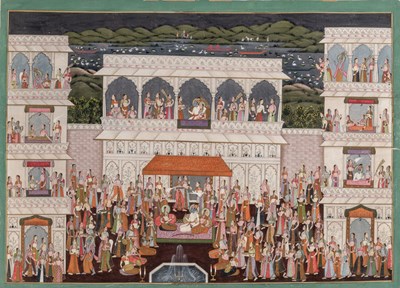 Lot 757a - An Indian Painted Miniature