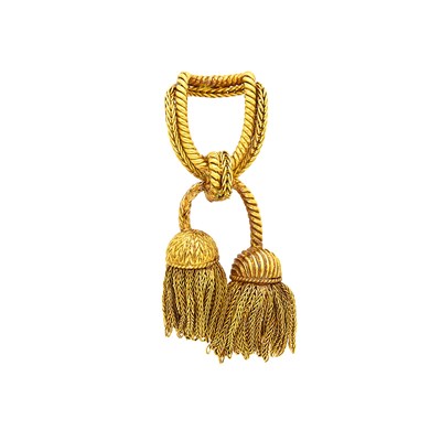 Lot 138 - Tiffany & Co. Gold Tassel Brooch