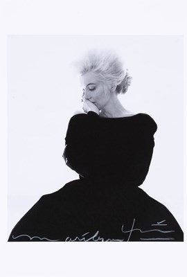 Lot 688 - Bert Stern: Marilyn Monroe in black Dior dress, from The Last Sitting for Vogue, 1962