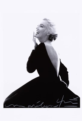 Lot 689 - Bert Stern: Marilyn Monroe in black Dior dress, from The Last Sitting for Vogue, 1962