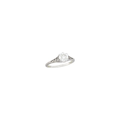Lot Tiffany & Co. Platinum and Diamond Ring