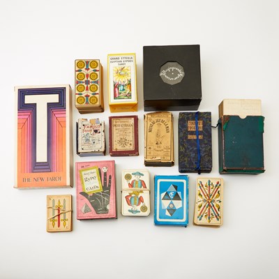 Lot 456 - A group of tarot and fortune-telling card decks
