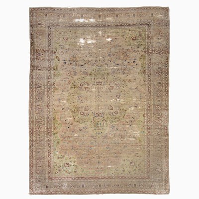 Lot 370 - Silk Tabriz Carpet