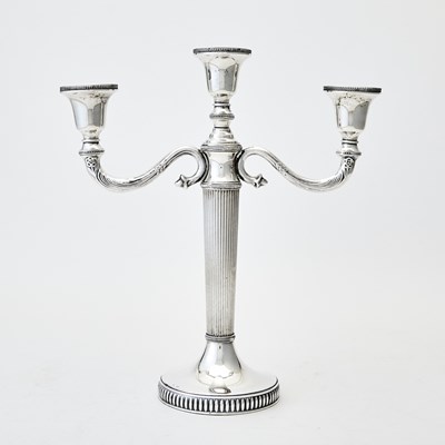 Lot 228 - Sterling Silver Candelabrum