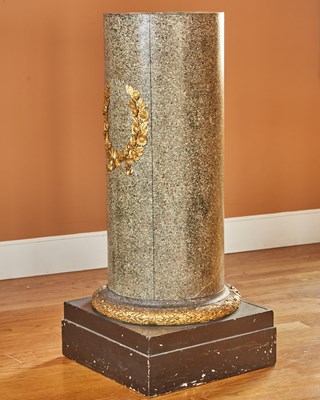 Lot 237 - Empire Faux Marble Pedestal