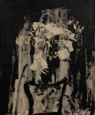 Lot 630 - An original  Harold Arlen abstract painting