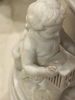 Lot 452 - Niderviller Biscuit Porcelain Altar Group