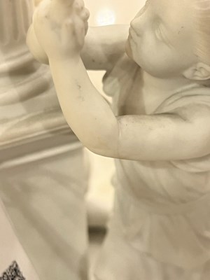 Lot 452 - Niderviller Biscuit Porcelain Altar Group