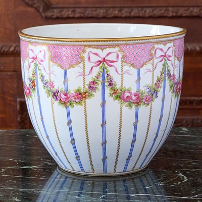 Lot 481 - Sevres Style Porcelain Jardiniere