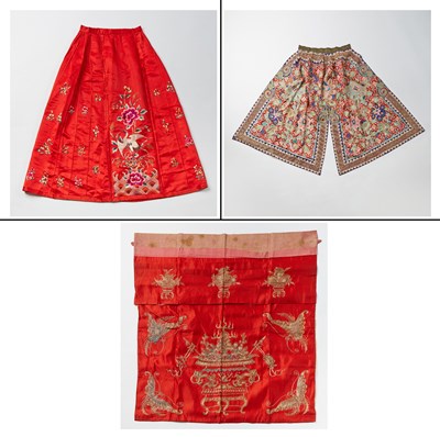 Lot 548 - A Group of Three Chinese Textiles