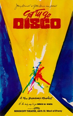 Lot 522 - The original Joe Eula costume designs for Got Tu Go Disco, the 1979 Broadway disco musical