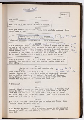 Lot 521 - A heavily annotated script to the influential play Fortune and Men's Eyes