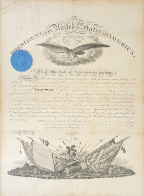 Lot 90 - Appointment signed by Lincoln and Stanton