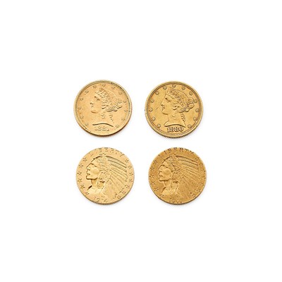 Lot 116 - United States $5 Gold Group