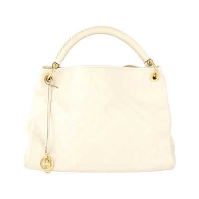 Lot 1191 - Louis Vuitton Empreinte Cream Leather 'Artsy' MM Bag