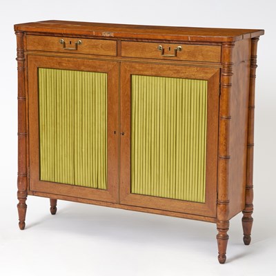 Lot 269 - Regency Style Inlaid Satinwood Cabinet