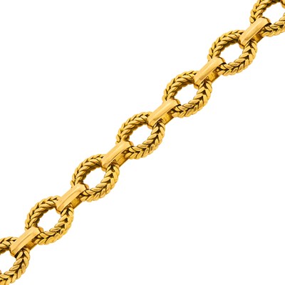 Lot 1106 - Gold Link Bracelet, France